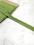 Green Fold Over Elastic Trim 10 yards ELT00306